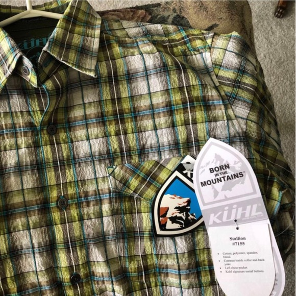 Short sleeve Kuhl shirt, men’s szS NWT - Picture 2 of 2